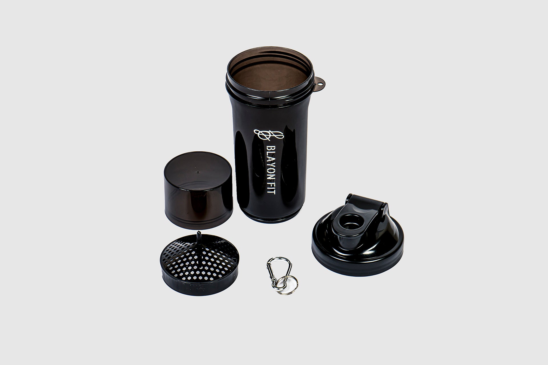 our protein shaker also has a storage cover to store supplements and protein powder.